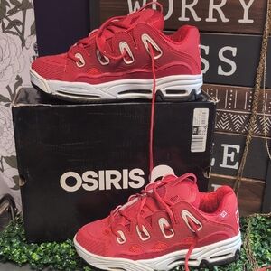 Osiris Red Rising Sun Skate Shoe